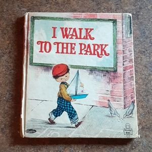 Vintage 1966 Tell-A-Tale Books "I Walk To The Park